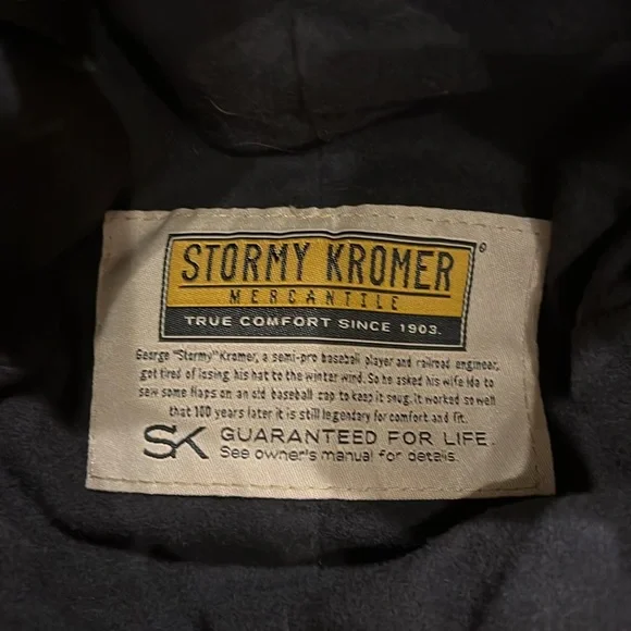 EUC! Stormy Kromer Hat. Gray and Pink. SZ 6 7/8 - Picture 5 of 6